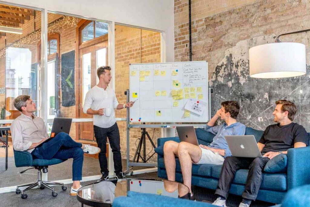 Pessoas em uma reunião de negócios